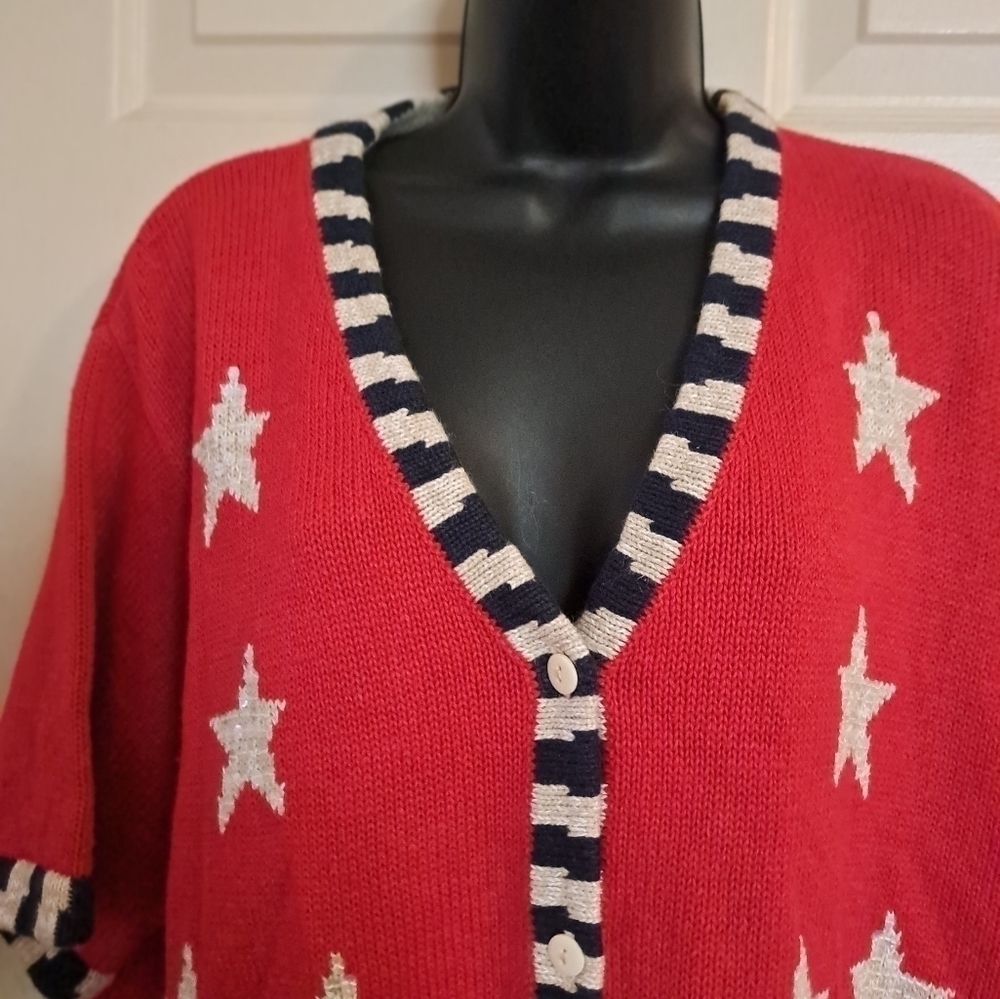 The Quacker factory knitted button up cardigan XL